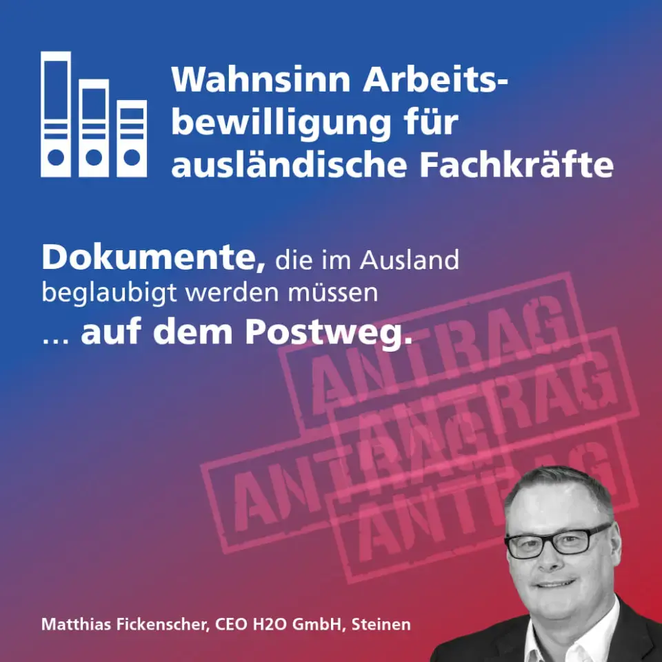 kampagne-buerokratie-laehmt-Post H2O mit Foto